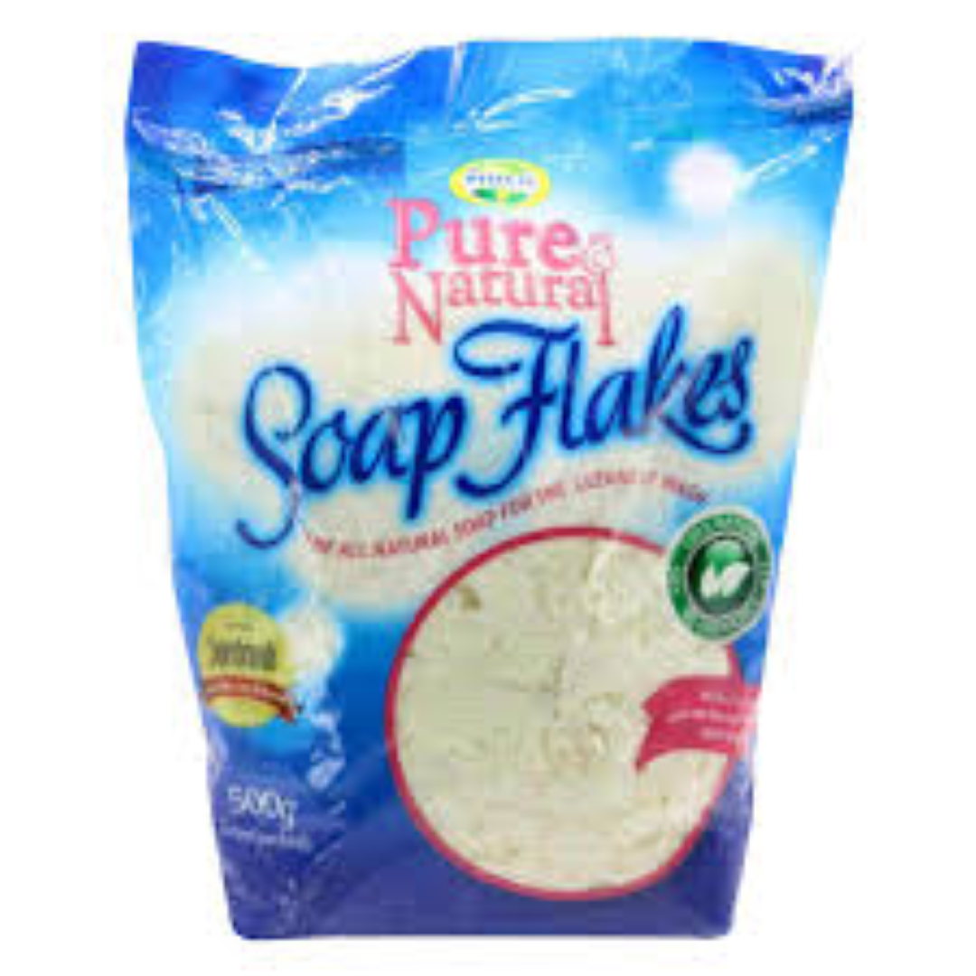 PURE & NATURAL SOAP FLAKES 500G
